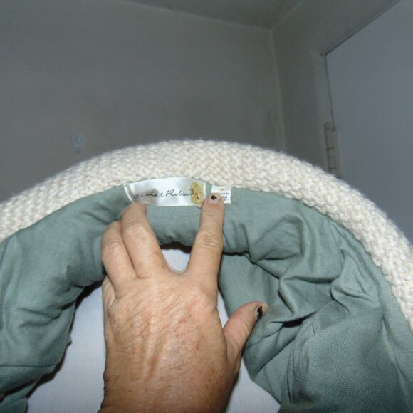 Anthropologie Charlie & Robin Cardigan Patch Knit S Chunky Cottage Cabin Core - Picture 9 of 14